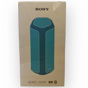 NEW Sony SRSXE300/L Wireless Portable Speaker System - Teal Blue